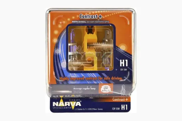 Лампа головного світла Narva H1 55W Contrast 98651