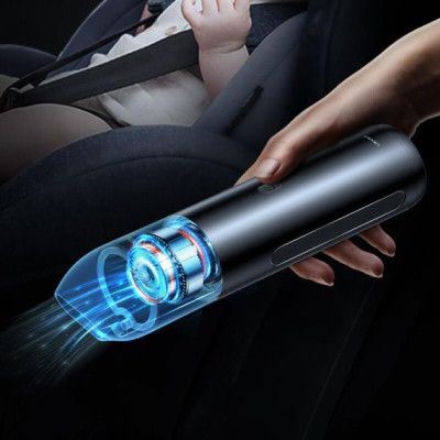 Автомобільний пилосос Usams Mini Ручний пилосос Geoz Series US-ZB234-Black 65 Вт чорний
