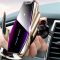 Автомобільний тримач S7 для телефону з швидкою зарядкою S7. Колір: золото
